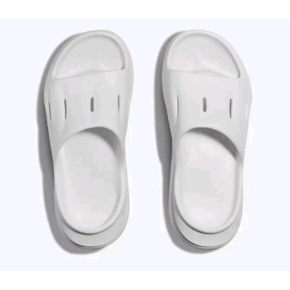Hoka Ora Recovery Slide 3 Womens Size 14 / Mens Size 12 White 1135061 Sandal NEW main image 5